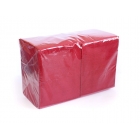 Салфетки бумажные 24*24см 1-слойные Big Pack (400л) (Красный)